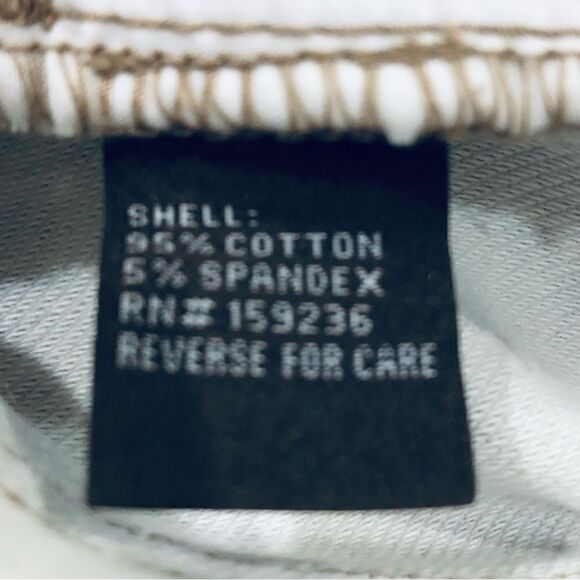 J. McLaughlin YKK Tan Animal Print Ankle Zip Stretching Skinny Jeans 2 NWOT - Picture 13 of 13